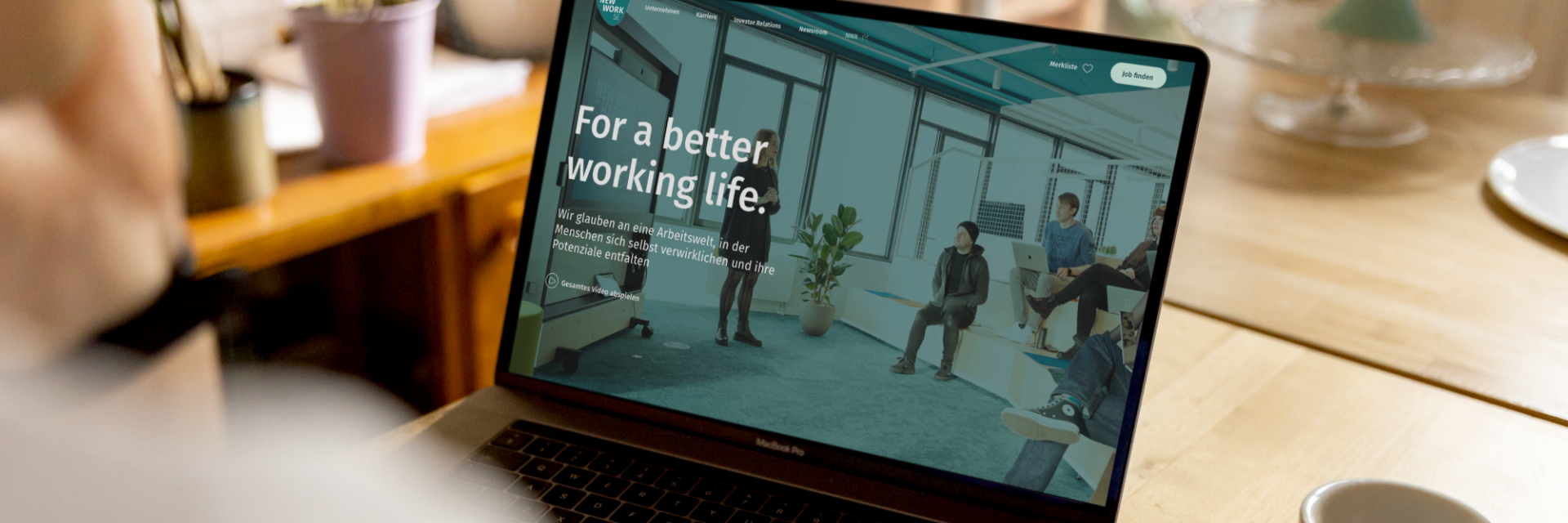 Case Study: Relaunch of the NEW WORK Corporate Website in Less Than 3 Months - Impression #1