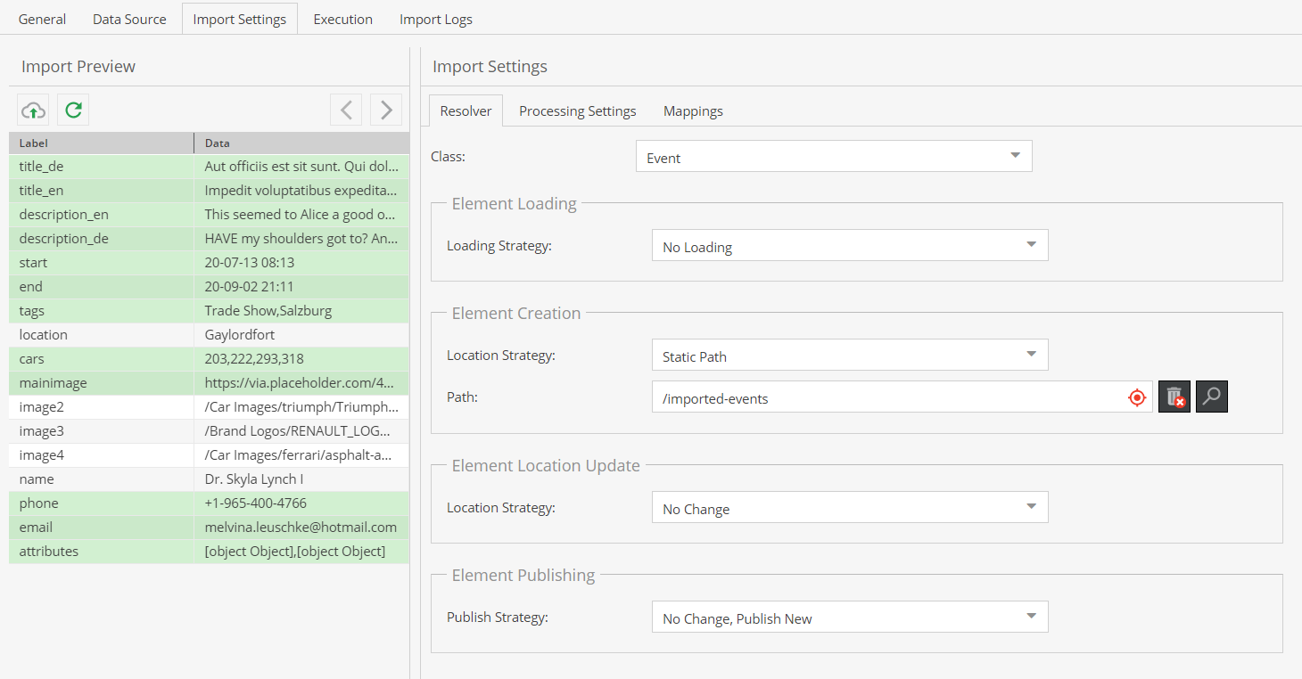 Resolver Settings