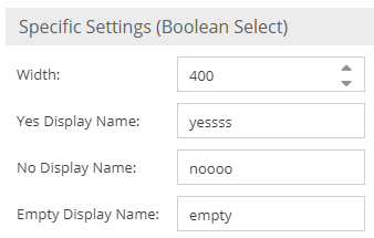 Boolean Select