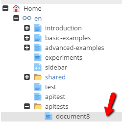 Create document by API