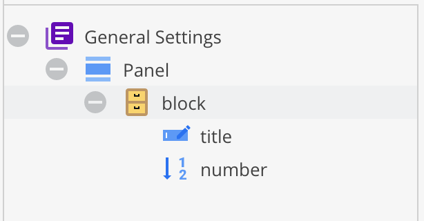Block data type