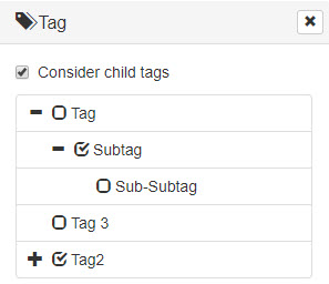 Tags Filter in Frontend