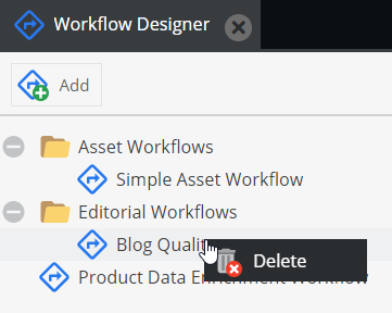 Delete Workflow