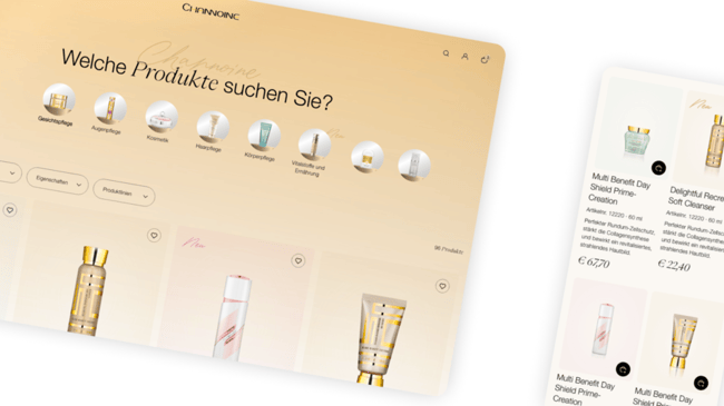 Beauty mit System - Nutzerzentriertes Shopping-Erlebnis bei CHANNOINE