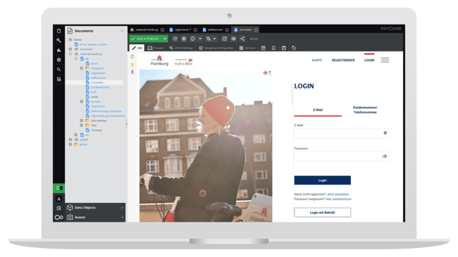 Multimandanten-Plattform – effizientes Erstellen und Verwalten von Shared-Mobility-Websites