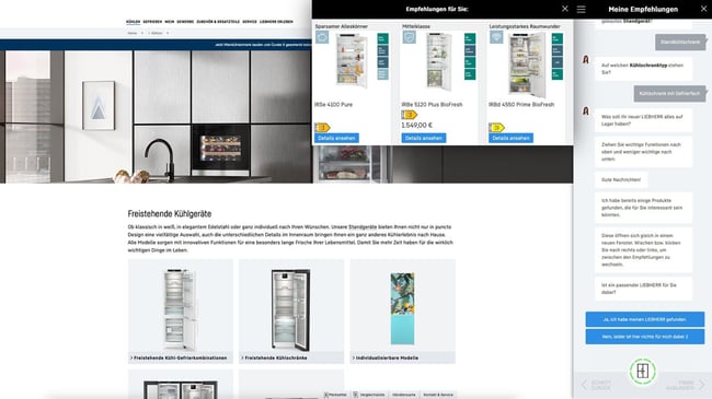 Online product advisor – quality advice just like in specialist shops