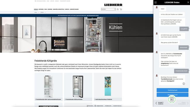 Online product advisor – quality advice just like in specialist shops