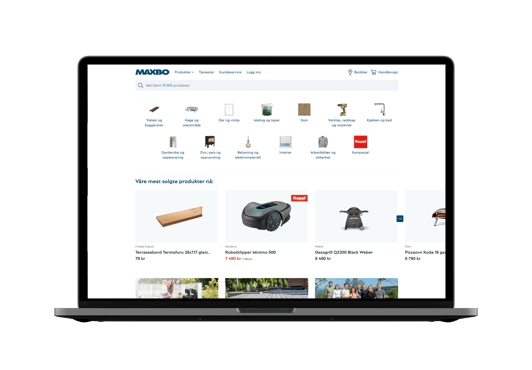 Maxbo hat ein neues modernes E-Commerce-Geschäft für Verbraucher B2C
