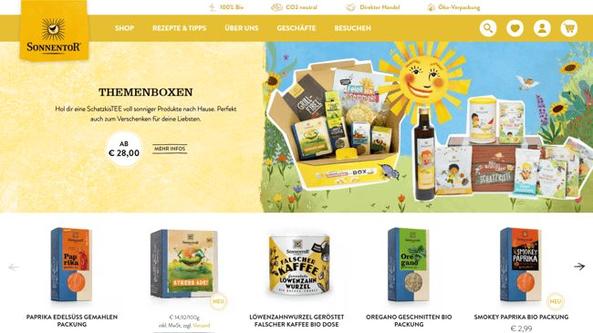 SONNENTOR - Innovation trifft Genuss