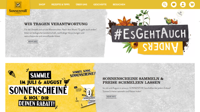 SONNENTOR - Innovation trifft Genuss