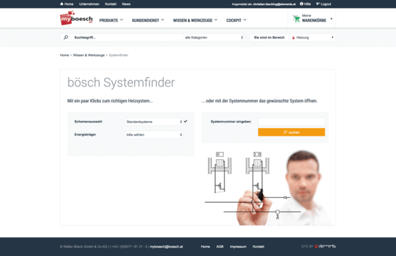 HLK-Riese Bösch verbessert Umsatz und Bestellwesen mit Pimcore