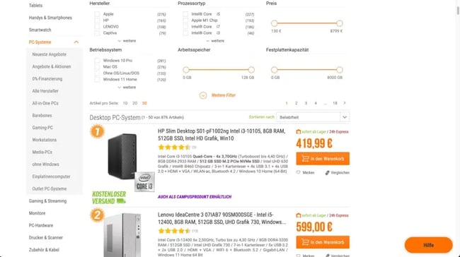 Einführung von Pimcore X bei führendem Händler für Notebooks und Unterhaltungselektronik