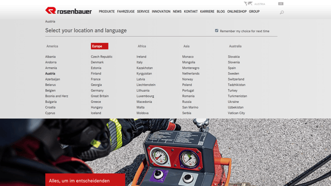 Ein globales System für eine internationale Markenpräsenz