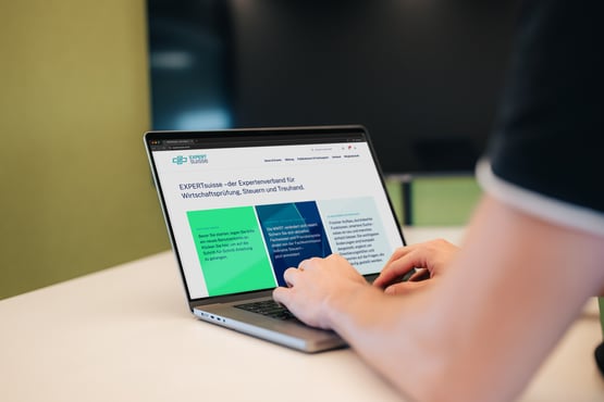 EXPERTsuisse: New digital presence with smart platform