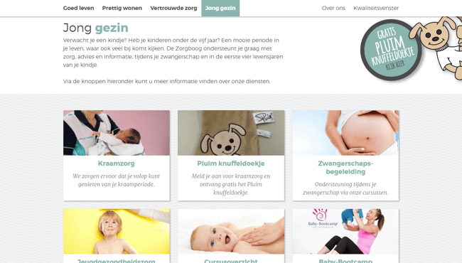 Healthcare institution gives their website a boost