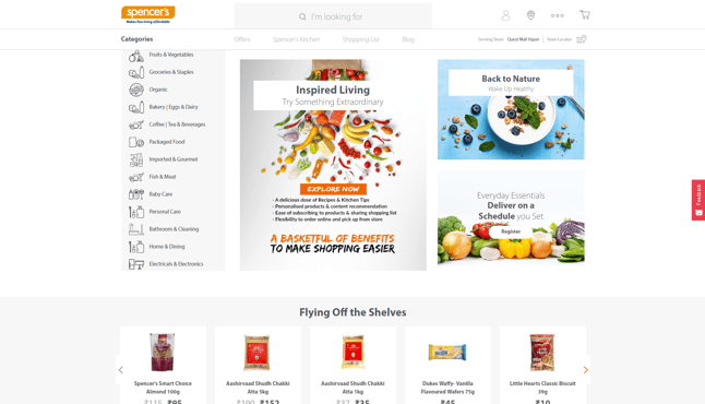 Omni-Channel eCommerce for one of India’s leading grocery retailers