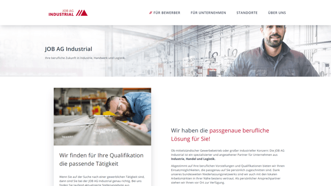 Better conversion rate for multi-site job recruiting platform