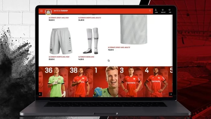 Bayer 04 Leverkusen Brings Its E-Commerce Shop up to a New Level