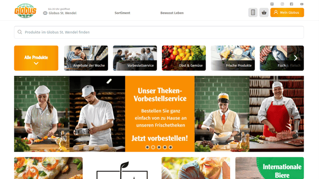 Globus SB Warenhaus digitalizes customer service