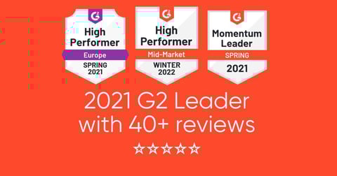 Pimcore ist laut G2 ein Momentum Leader & High Performer