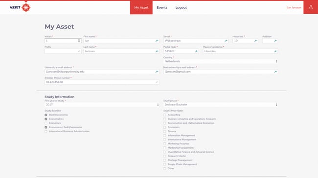Improved Data Management and Renewed Website of a Major European Study
