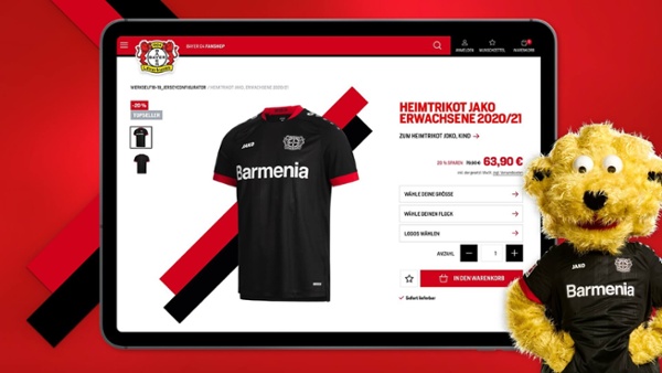 Bayer 04 Leverkusen Brings Its E-Commerce Shop up to a New Level