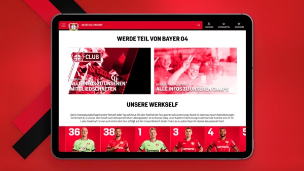 Bayer 04 Leverkusen Brings Its E-Commerce Shop up to a New Level