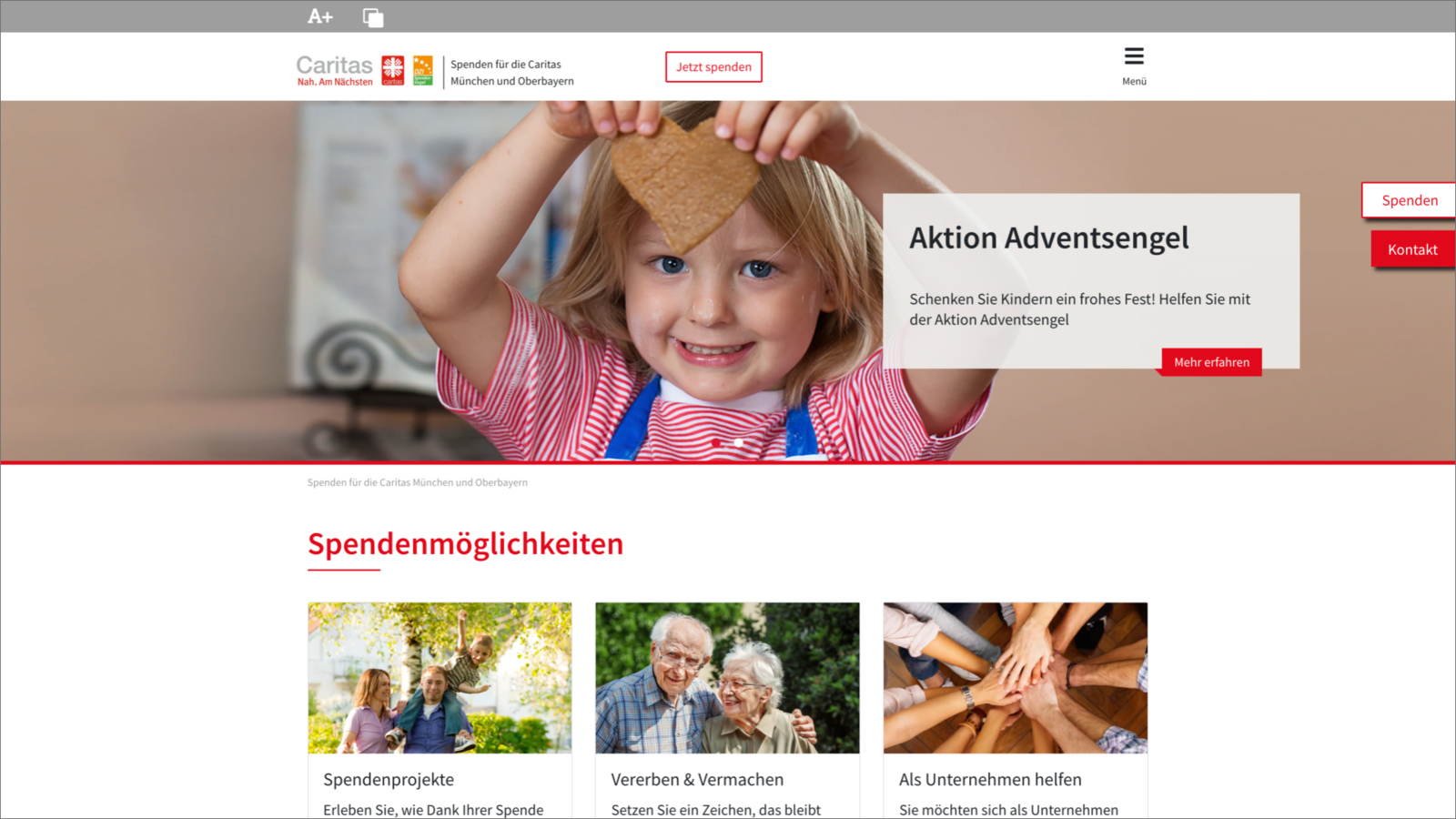 Une association caritative met en place son propre portail de dons grâce à la plateforme Pimcore