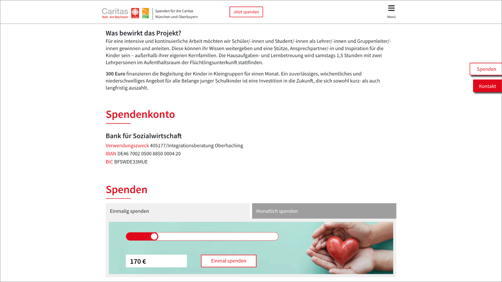Une association caritative met en place son propre portail de dons grâce à la plateforme Pimcore