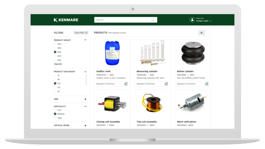 Implementazione di una soluzione di gestione delle informazioni sui prodotti per KENMARE