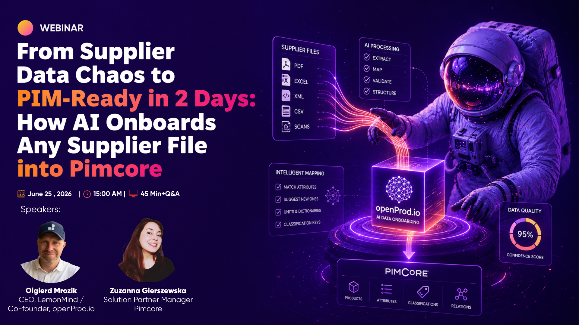 From Supplier Data Chaos to PIM-Ready in 2 Days: Inside the openProd x Pimcore Workflow